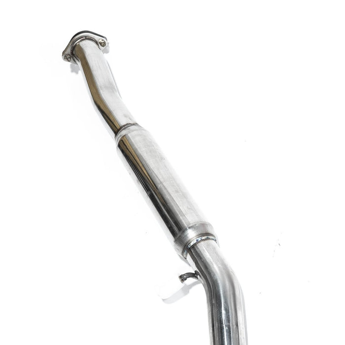 Spec-D Single Exit Style Cat Back Exhaust w/ Burnt Tip 2002-2007 WRX / 2004-2007 STI - MFCAT3-WRX02T-SD - Subimods.com