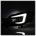 Spyder Black Projector Headlights w/ Light Bar 2008-2014 WRX Halogen Model Only - 5083944 - Subimods.com