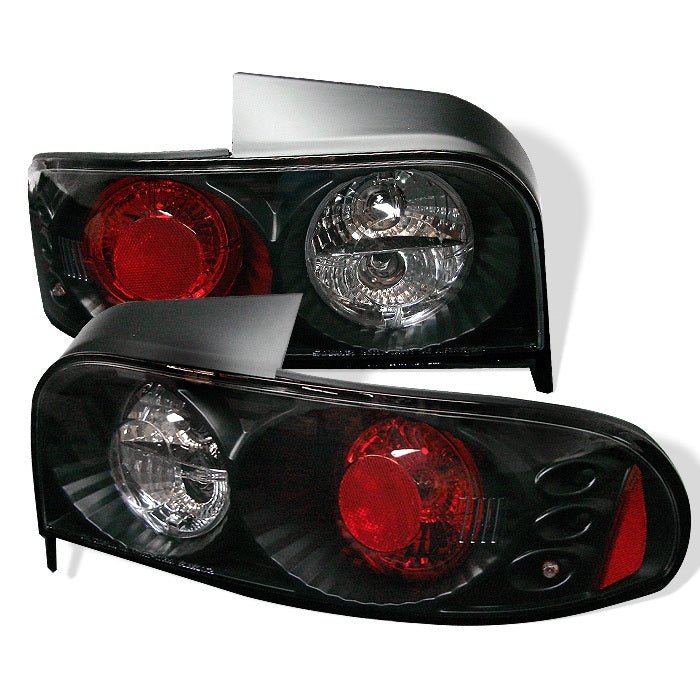 Spyder Euro Style Black Tail Lights 1993-2001 Impreza Sedan - 5007261 - Subimods.com