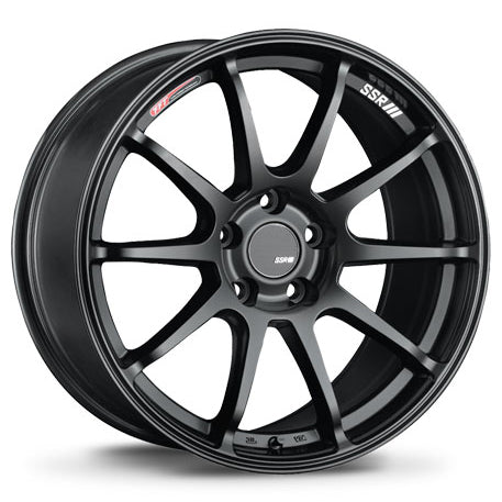 SSR GTV02 Flat Black Wheel 18x8.5 5x100 44mm Offset - T518850+4405CMB - Subimods.com