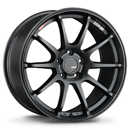 SSR GTV02 Flat Black Wheel 18x9.0 5x114.3 45mm Offset - T518900+4505GMB - Subimods.com