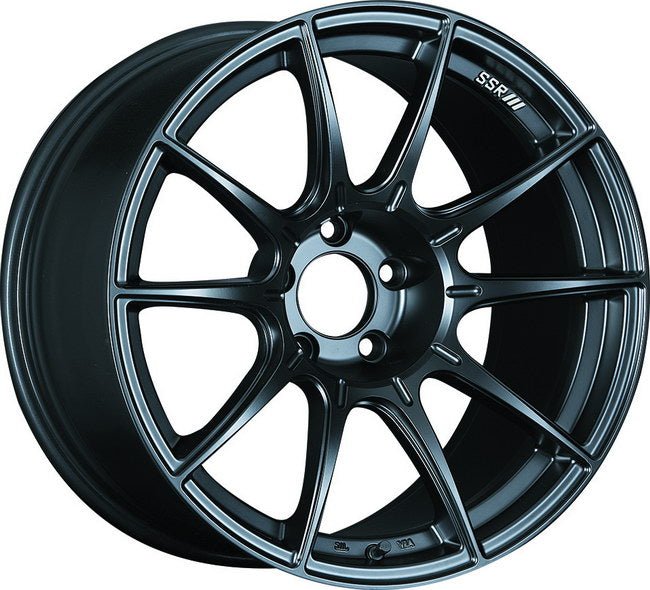 SSR GTX01 Flat Black 18x9.5 Wheel 5x100 40mm Offset — Subimods.com
