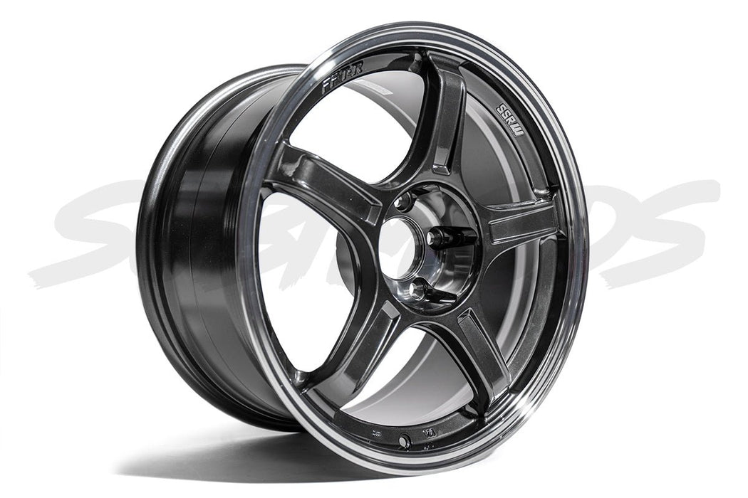 SSR GTX03 Black Graphite Wheel 18x9.5 5x114.3 +38mm Offset - XC18950+3805GGM - Subimods.com