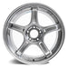 SSR GTX03 Platinum Silver Wheel 18x9.5 5x100 +38mm Offset - XC18950+3805CS0 - Subimods.com