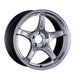 SSR GTX03 Platinum Silver Wheel 18x9.5 5x114.3 +12mm Offset - XC18950+1205GS0 - Subimods.com