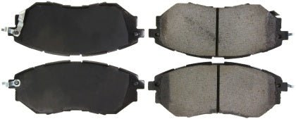 StopTech PosiQuiet Ceramic Front Brake Pads 2015-2021 WRX Non EyeSight w/ Steel Caliper - 105.10780 - Subimods.com