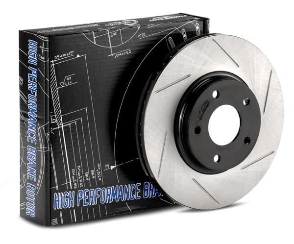 StopTech Power-Slot Slotted Rear Left Rotor 2016-2021 WRX w/ Eyesight - 126.47037SL - Subimods.com