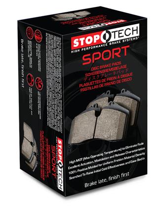 StopTech Sport Front Brake Pads 2018-2021 STI - 309.13650 - Subimods.com