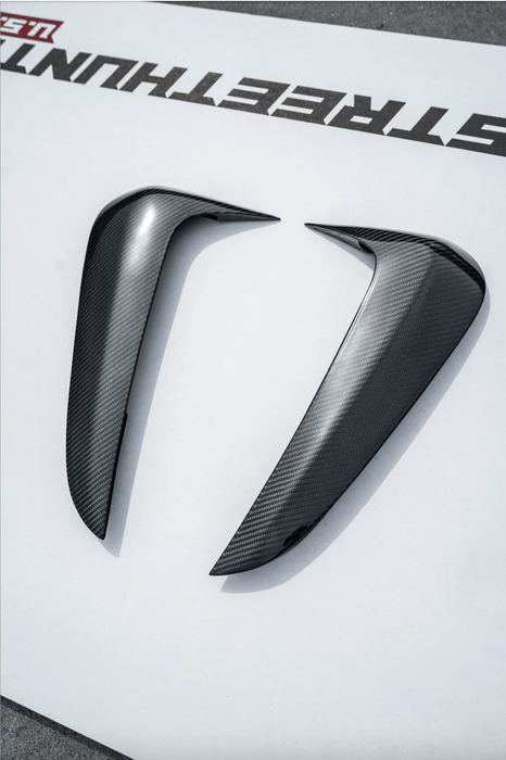 StreetHunter Carbon Fiber Fender Vent Extensions 2022-2024 BRZ / 2022-2024 GR86 - SHD-BRZGR86-VNTEXT - Subimods.com