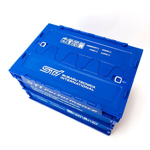 Subaru JDM Folding Container Medium Blue - STSG22100230 - Subimods.com