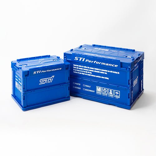 Subaru JDM Folding Container Small Blue - STSG22100220 - Subimods.com