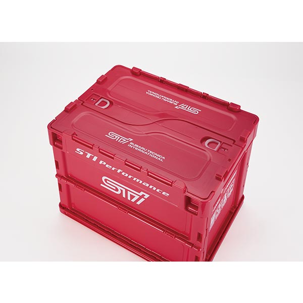 Subaru JDM Folding Container Small Cherry Blossom Red - STSG18100080 - Subimods.com