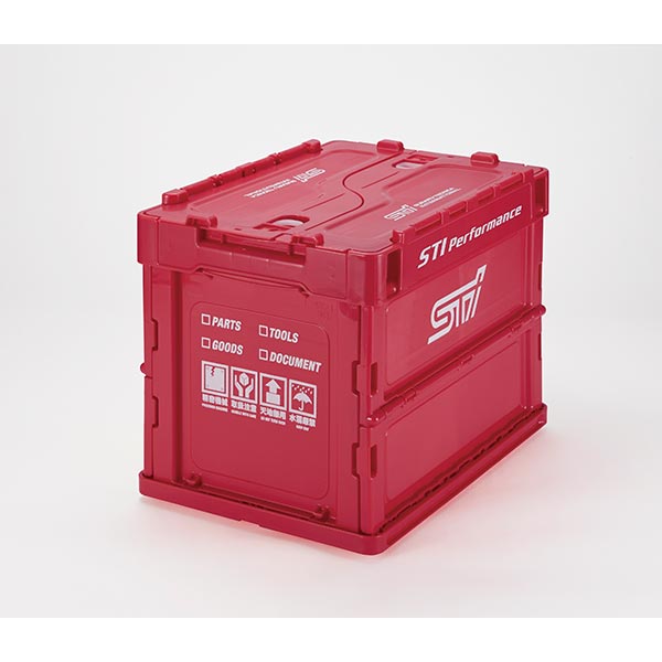 Subaru JDM Folding Container Small Cherry Blossom Red - STSG18100080 - Subimods.com