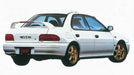 Subaru JDM Rear Trunk Sticker Kit GC8 Style w/ White STI Accent - ST99800ST430 - Subimods.com