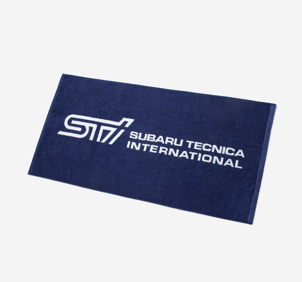 MMJタオル subaru-jdm-sti-bath-towel-blue