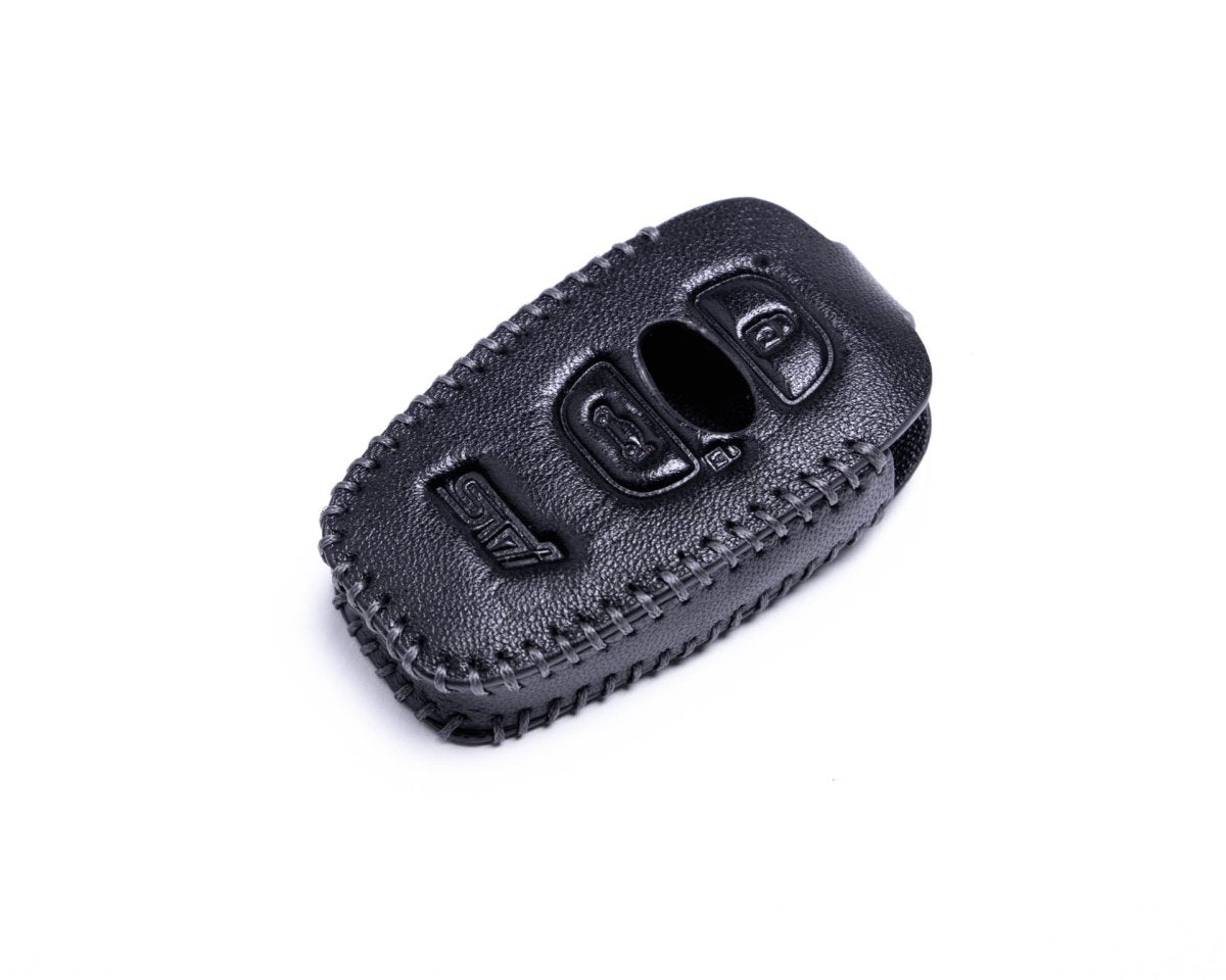 Subaru JDM STI Leather Key Cover Black for WRX STI — Subimods.com
