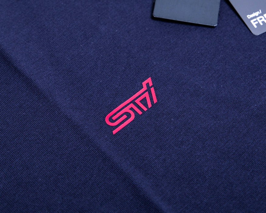 Subaru JDM STI Long Sleeve Shirt Navy XL - STSG19100090 - Subimods.com