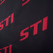 Subaru JDM STI Monogram Large Blanket Black w/ Red - STSG23100270 - Subimods.com