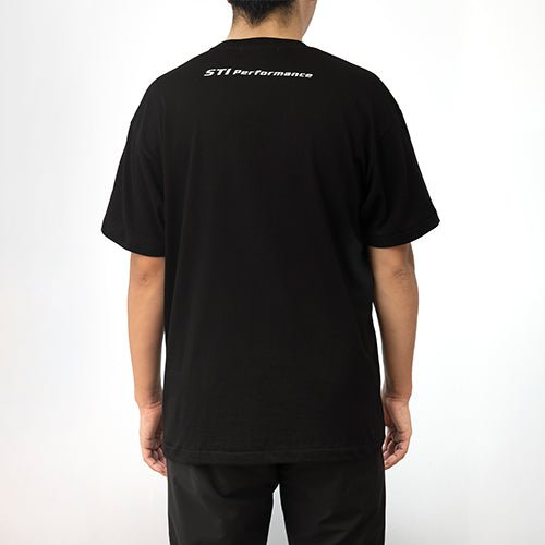 Subaru JDM STI Oversized T-shirt Black Medium - STSG23100380 - Subimods.com