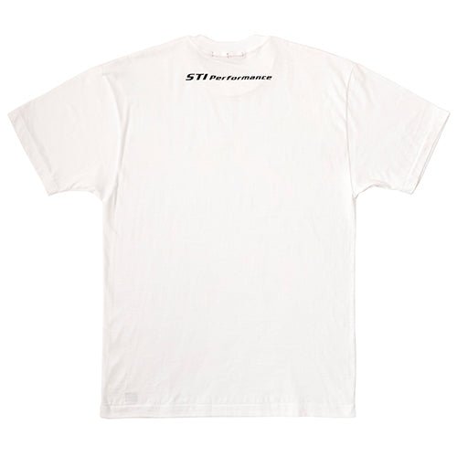 Subaru JDM STI Oversized T-shirt White Medium - STSG23100410 - Subimods.com