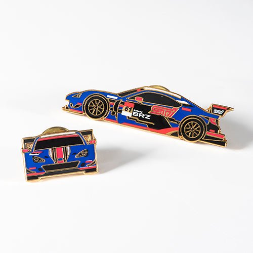 Subaru STI Pin Badge Set GT300 BRZ - Authentic Collectible