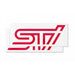 Subaru JDM STI Sticker Type A Cherry Red - STSG14100270 - Subimods.com