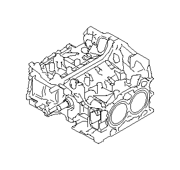 Subaru OEM 2.5L EJ25 Short Block 2010-2012 Legacy GT - 10103AC860 - Subimods.com