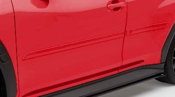 Subaru OEM Body Side Molding Set Ignition Red for WRX 2022