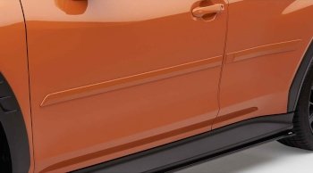 Subaru OEM Body Side Molding Set Solar Orange 2022-2024 WRX