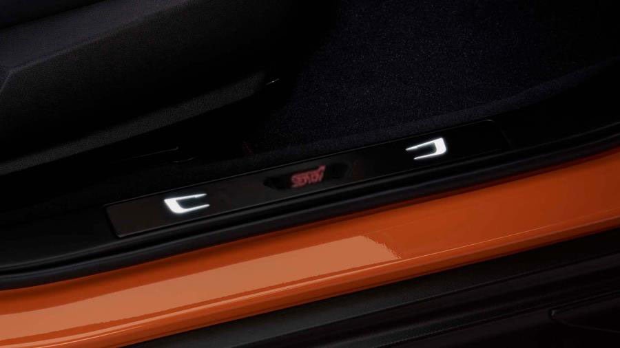 Subaru OEM Illuminated STI Logo Door Sill Plates 2022-2024 WRX - H461SVC210 - Subimods.com