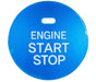 Subaru OEM JDM Push Start Button Overlay Blue Most Subaru Models w/ Push to Start Function - 08161F2003 - Subimods.com