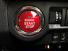 Subaru OEM JDM Push Start Button Overlay Red Most Subaru Models w/ Push to Start Function - 08161F2002 - Subimods.com