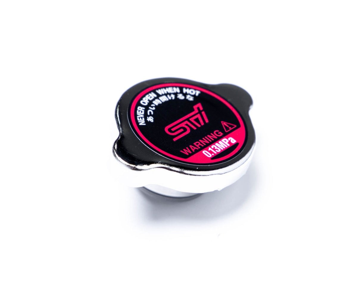 Subaru JDM STI Radiator Cap 1.3 Bar High Pressure Red — Subimods.com