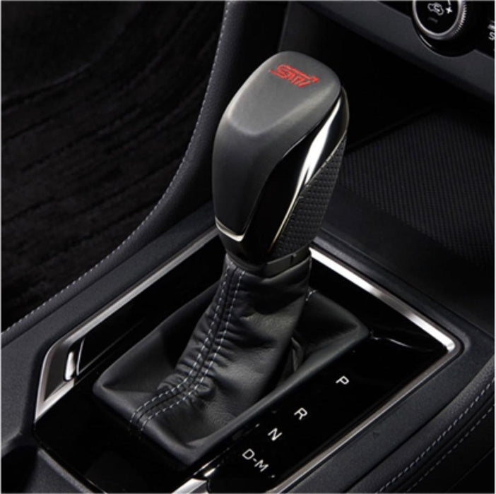 Subaru JDM STI Leather Shift Knob w/ Black Accent 2022-2024 WRX w/ CVT Transmission - SG117VC000 - Subimods.com