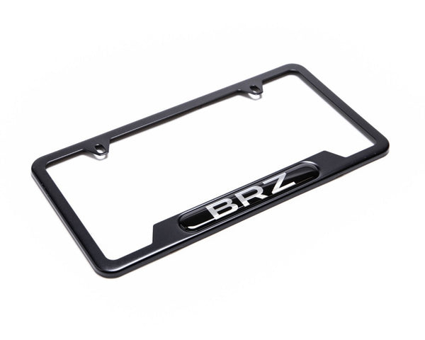 Subaru OEM License Plate Frame Stainless Steel Matte Black