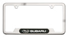 Subaru OEM License Plate Frame Stainless Steel SUBARU Logo - SOA342L127 - Subimods.com