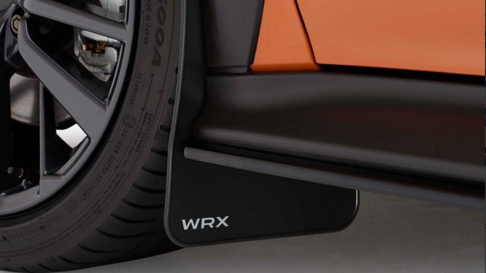 Subaru OEM Mudflap Set Black w/ WRX Logo 2022 WRX - J101SVC100 - Subimods.com