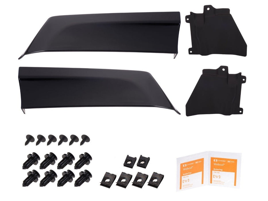 Subaru OEM Rear Aero Splash Guard Kit w/ Crystal Black Silica Paint 2015-2021 WRX / 2015-2021 STI - J101SVA000V2 - Subimods.com