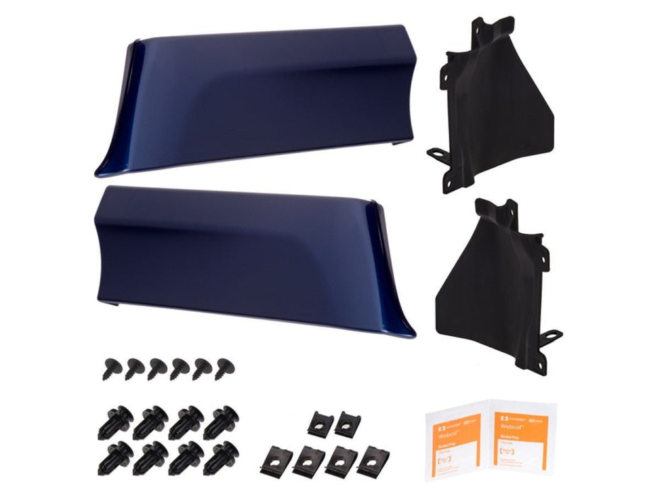 Subaru OEM Rear Aero Splash Guard Kit w/ Lapis Blue Paint 2015-2021 WRX / 2015-2021 STI - J101SVA000E2 - Subimods.com