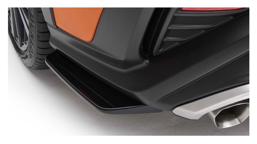 Subaru OEM STI Rear Side Under Spoiler Black 2022-2024 WRX - E5610VC010 - Subimods.com