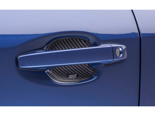 Subaru OEM STI Carbon Fiber Look Door Handle Cup Protector 2022-2024 WRX / 2020-2022 Forester - J1210SJ500 - Subimods.com