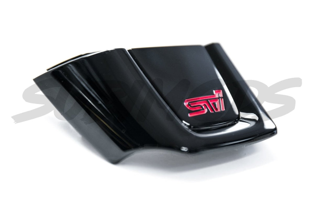 Subaru OEM STI Hyper Black Steering Wheel Lower Trim Cover 2015-2021 STI - 34342VA040 - Subimods.com