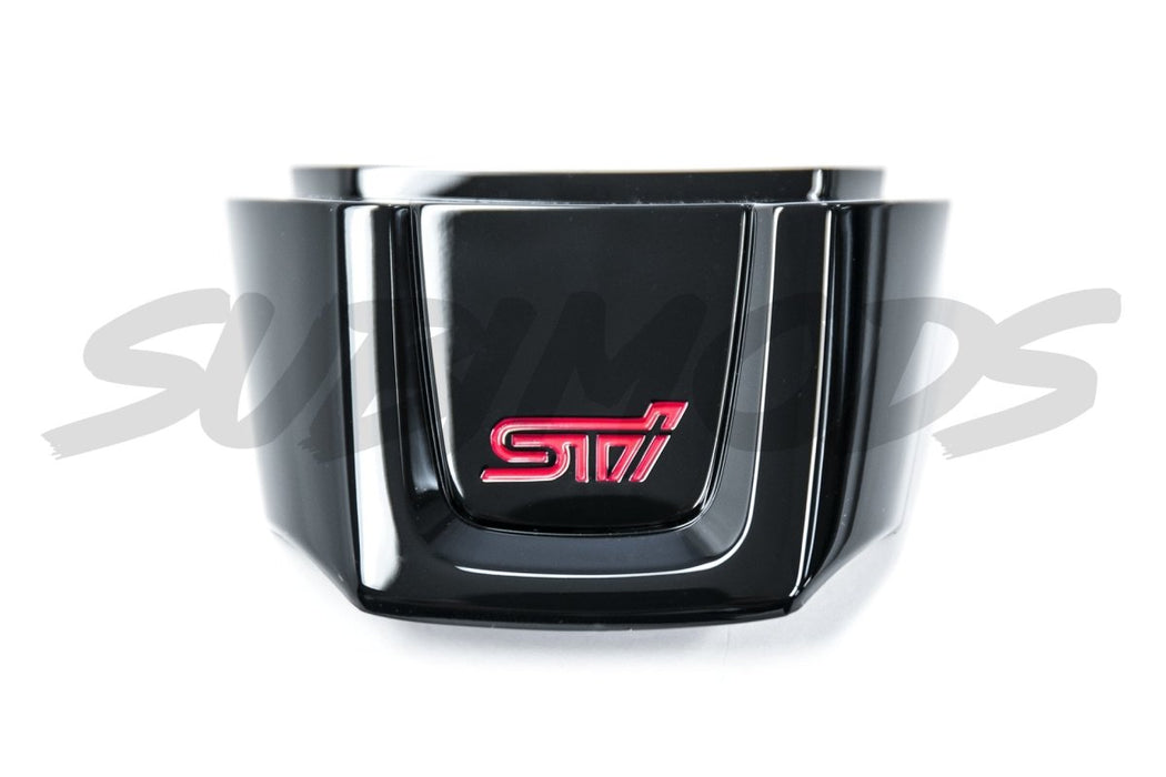 Subaru OEM STI Hyper Black Steering Wheel Lower Trim Cover 2015-2021 STI - 34342VA040 - Subimods.com