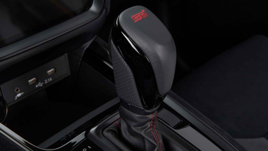 Subaru OEM STI Leather Shift Knob 2022-2024 WRX CVT - Subimods.com