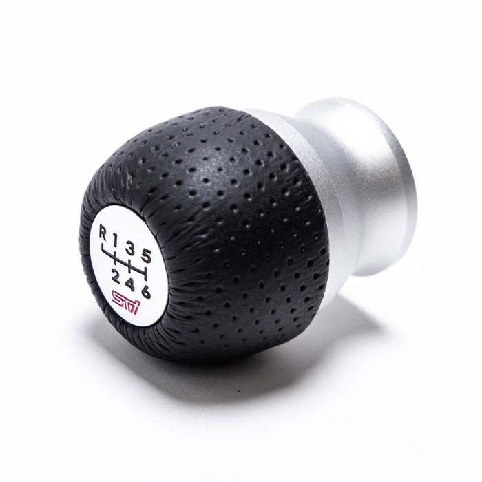 STI Leather/Aluminum Shift Knob - 5MT 