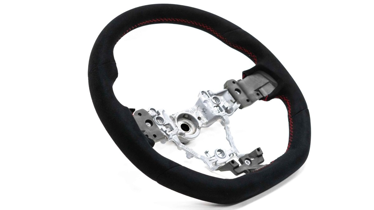 Subaru STI Ultrasuede Steering Wheel 2015-2021 WRX / 2015-2021 STI - 34312VA130 - Subimods.com