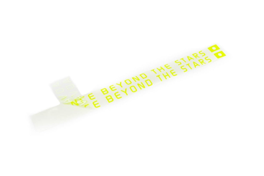 Subimods Official "Advance Beyond The Stars" Transfer Style Sticker Pair Luminous Yellow - SM-2117 - Subimods.com