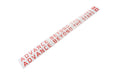 Subimods Official "Advance Beyond The Stars" Transfer Style Sticker Pair Red - SM-2025 - Subimods.com