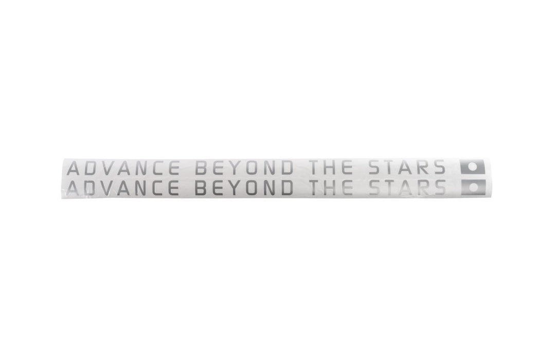 Subimods "Advance Beyond The Stars" Transfer Style Sticker Pair Silver - SM-2022 - Subimods.com