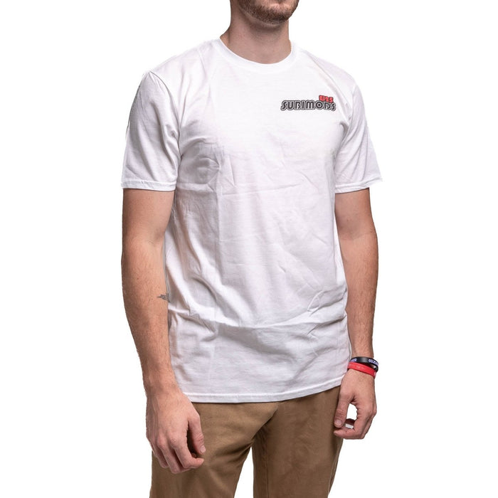 Subimods Official Engine Series EJ25 Style Shirt White - SM-1027-S - Subimods.com